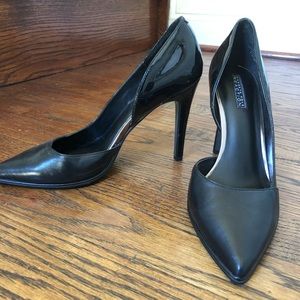 Kenneth Cole Black Pointed Heels